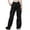 Black, variant on Sngxgn Pants for Women Stretchy Work Business Pants Casual Straight Leg Trousers(Blue,S)