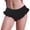 Black, variant on Women's Ruffle Bikini Bottoms Full Coverage Swimsuit for Summer Short Beachwear Bathing Suit Bottoms L Black