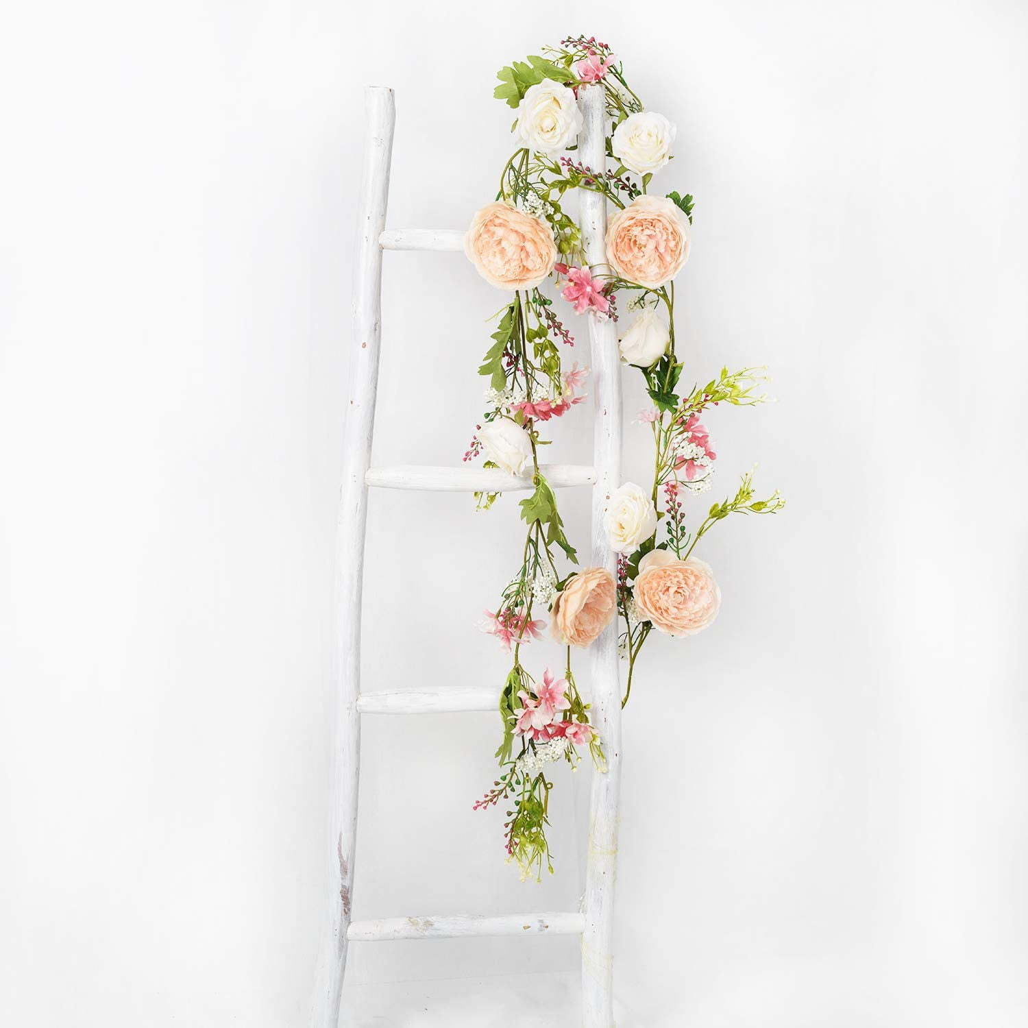 Houele Artificial Peony Flowers Garland 6 Ft Floral Greenery Garland Rose Flower Vine Garland with Mixed Peony Flowers and Wedding Arch Garden Wall Home Party Hotel Office Arrangement Decoration Houele Artificial Peony Flowers Garland 6 Ft Floral Greenery Garland Rose Flower Vine Garland with Mixed Peony Flowers and Wedding Arch Garden Wall Home Party Hotel Office Arrangement Decoration
