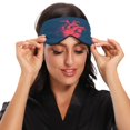 thumbnail image 4 of IAUYY Sleep Mask, Super Soft Eye Masks with Adjustable Strap, Lightweight Comfortable Blindfold,Perfect Blocks Light for Men Women Red Highlights Adorn, 4 of 7