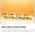 thumbnail image 3 of Decodeary Key Chain Brass Holder Keys Vehicle Pendant Buckle Organizer Vintage, 3 of 6