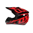 thumbnail image 2 of Casco de bicicleta DYNWAVEMX protector de cara completa negro rojo, 2 of 8