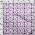 thumbnail image 2 of oneOone Polyester Lycra Fabric Tropical Leaves & Argyle Geometric Print Fabric BTY 56 Inch Wide, 2 of 4