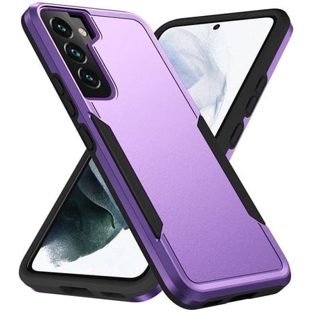 Entronix Heavy Duty Sleek Case designed for Galaxy S23 Shockproof Drop Protection Purple