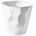 thumbnail image 1 of Papelera de oficina, protección del medio ambiente, papelera de plástico irregular para dormitorio o oficina, color blanco, 1 of 2