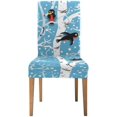 thumbnail image 1 of ABPHQTO Birds on Trees - Funda protectora para silla elástica, funda para asiento para comedor, hotel, boda, fiesta, juego de 1, 1 of 4