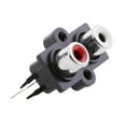 thumbnail image 2 of 10 Piezas licencia Base de Conector 2 Salidas RCA Concéntricas Accesorios de Pcb, 2 of 8