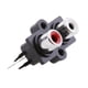 thumbnail image 2 of Conector de enchufe AV de sonido y 2 tomas de licencia piezas, 2 of 8