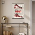 thumbnail image 3 of Hustle Grind Success Sneakers Canvas Trendy Sneaker Art by Art Remedy, Black Frame, 24" x 30", 3 of 7