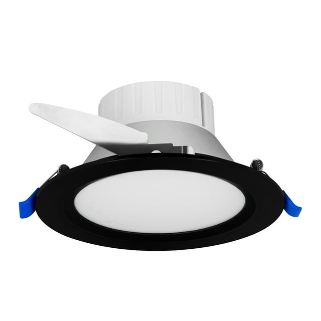 Estevez Luminaria LED para Empotrar BASIC LED CCT 5 Pulgadas, 12 Watts CCT Negro – 3 Temperaturas de Luz