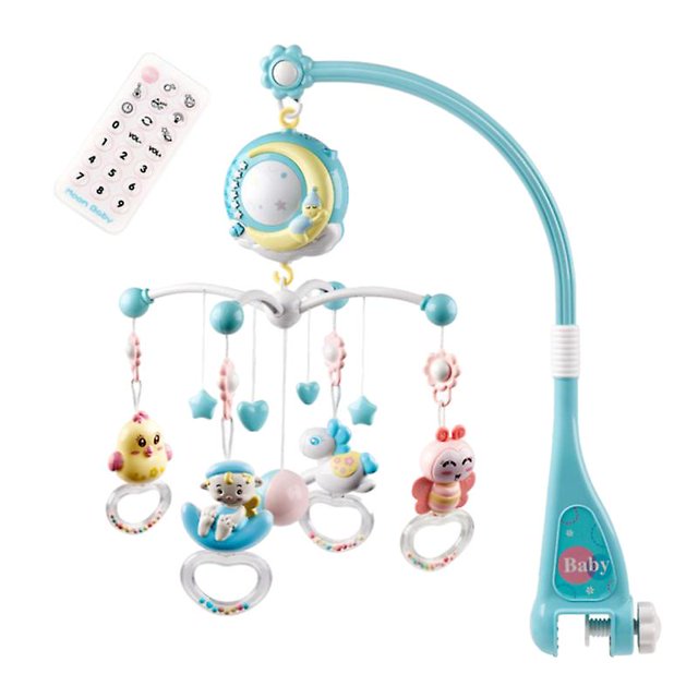 1 juguete de campana para cama infantil.