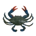 thumbnail image 1 of 1PC Bureau Ornement Vert Crabe Parure Simulation Océan Modèle Animal, 1 of 8
