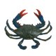 thumbnail image 1 of 1pc Desktop Ornament Green Crab Adornment Simulation Ocean Animal Modelo, 1 of 5