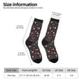 thumbnail image 2 of Rateoe Valentine'S Day for Women Casual Calf Socks - Cute Crew Socks - Thin Soft Above Ankle Socks Size 5-11, 2 of 6