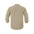 thumbnail image 4 of Men's Linen Long Sleeve Shirt Button Henley Shirt V-Neck Casual Plain Lightweight Fall Top S, 4 of 7