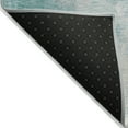 thumbnail image 3 of Addison Rugs Chantille Indoor/Outdoor Transitional Blocks Teal Washable Round Rug, 8' x 8', 3 of 6