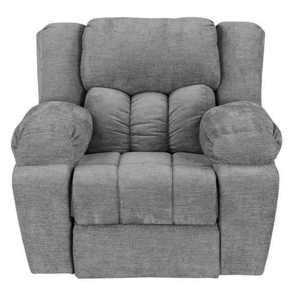 Sillón Reclinable TRINITY Rexon 1 Plaza Gris Oscuro