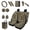 Camouflage Deer, variant on Psesaysky Palm Tree Stripes Car Accessories Full Set Pack of 15 Breathable Tropical Car Front Back Seats Covers Sets with Hanging Trash Bag, Shoulder Pads, Hawaiian Auto Interior Essentials