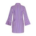 thumbnail image 3 of Kaemgyyd Womens Button down Shirt Dresses Casual Trendy Long Sleeve Striped Tunic Dress Fall Fashion Lapel Bodycon Mini Dress, 3 of 4