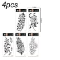 thumbnail image 2 of Tatuajes temporales para mujeres, pegatinas de tatuajes de flores falsas para adultos, 20 hojas, 2 of 6