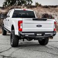 thumbnail image 3 of Westin Automotive Bumper 58-421175 Pro Series; One Piece Design; Direct Fit; Mounting Hardware Included; Compatible With OE Hitch; Textured Black Steel; With 2 LED License Plate Lights, 3 of 11
