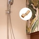thumbnail image 4 of Adaptador de ducha ajustable del pie de la ducha del pie de la ducha de cobre adaptador de ducha del baño, 4 of 6
