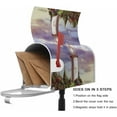 thumbnail image 5 of Seaside Lighthouse Mail Box Cover Magnetic Anti-UV 100% Polyester Standard Size 18" X 21" Oxford Garden,Postbox Letterbox Cover, 5 of 6