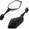 thumbnail image 1 of YZF R125 Motorcycle Rear View Mirrors Black EU Road Legal Carbon A, 1 of 3