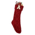 thumbnail image 2 of Lssam Stockings with Initials, Monogrammed Stockings - 18" Large Letter A Embroidered Christmas Stocking, Personalized Stocking for Fireplace Family Party Hanging Decor, 2 of 8