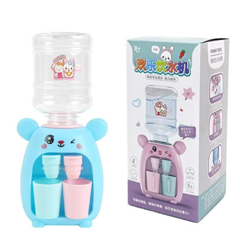 1pcs Mini Water Dispenser For Children Gift Cute Water Juice Milk Drinking  Fountain Simulation Device Kitchen Toy For Kids