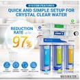thumbnail image 4 of Max Water filtration d'Eau RO à 5 Étapes avec Robinet, Réservoir Robuste, + Filtres de Remplacement pour 100 GPD, 4 of 6
