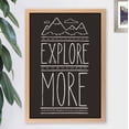 thumbnail image 3 of U Brands Chalkboard, 17 x 23 Inches, Oak Frame (310U00-01), 3 of 4
