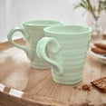 thumbnail image 2 of Portmeirion Sophie Conran Celadon Mug, 12.5 Ounce Porcelain Coffee Mug with Handle, Celadon, 2 of 5