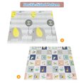 thumbnail image 2 of Blublu Park Baby Crawling Mat, Folding Waterproof Portable Toddlers Non-Toxic Foam Playmat Unisex, Grey Elephant, 2 of 8