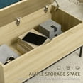 thumbnail image 4 of HOMCOM Banc de Rangement, Coffre de Rangement à Dessus Relevable, Banc à Chaussures, Organisateur de Boîte à Jouets, 4 of 10