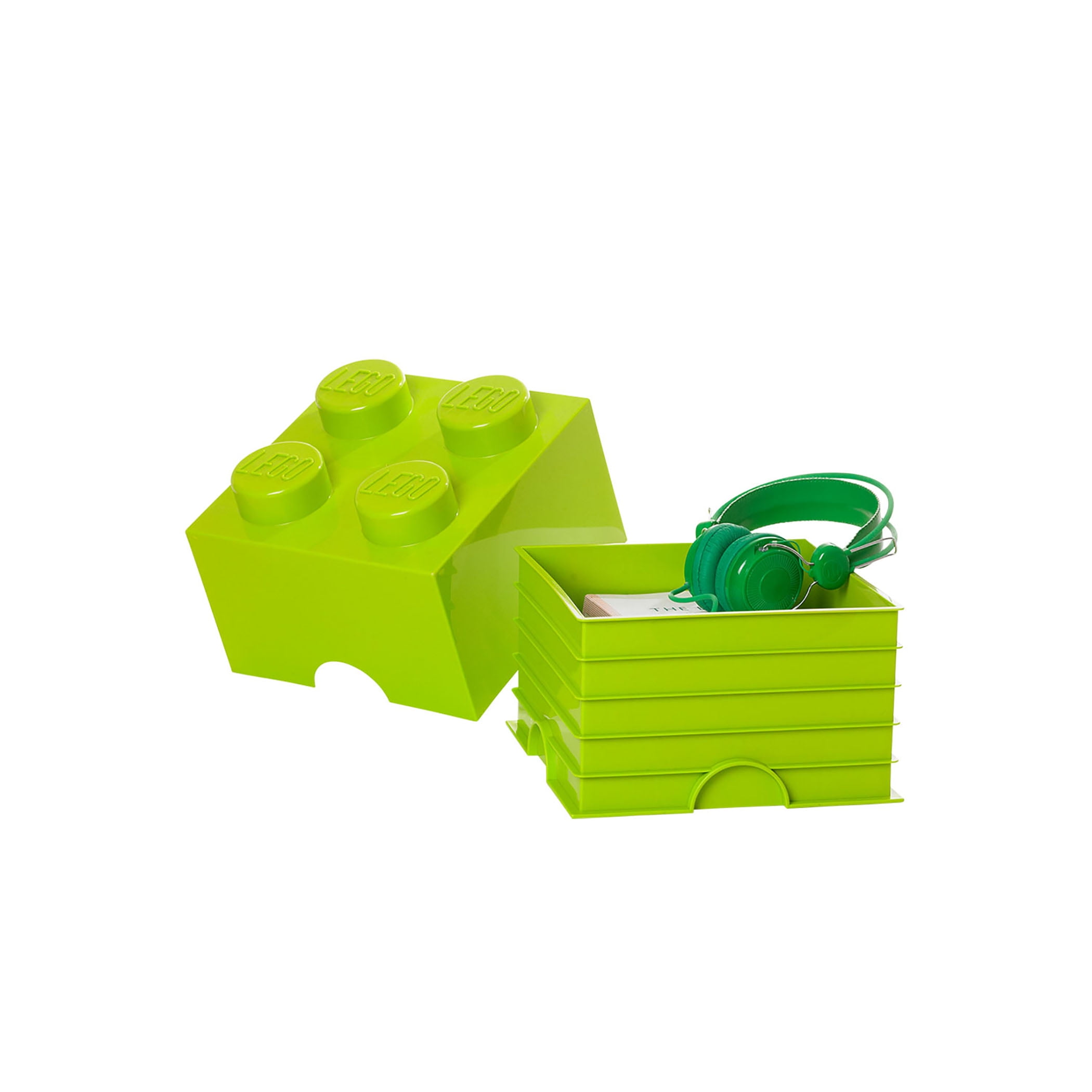 LEGO Storage Brick 4, Spr. Yellowish Green - Walmart.com - Walmart.com