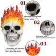 thumbnail image 4 of Halloween Ghost Rider Red And Blue Flame Skull Mask Horror Ghost Full Face Latex Cosplay Costume Props, 4 of 5