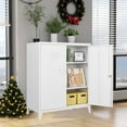 thumbnail image 7 of MIIIKO Metal Locker with 2 Doors, Metal Storage Sideboard Accent Cabinets for Kitchen, Pantry, Home Office and Garage, 7 of 7