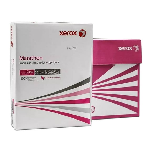 Papel Bond Xerox Marathon 003M02051, caja con 10 paquetes de 500 Xerox 003M02051