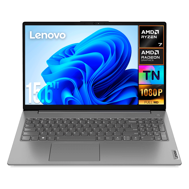 Laptop LENOVO V15 G4 ABP AMD Ryzen 7 7730U 16GB DDR4 512GB SSD Pantalla 15.6" TN FHD Windows 11 Teclado Español