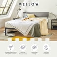 thumbnail image 4 of Mellow KERA Metal and Wood Platform Bed Frame with Angled Headboard, King, Black, 4 of 11