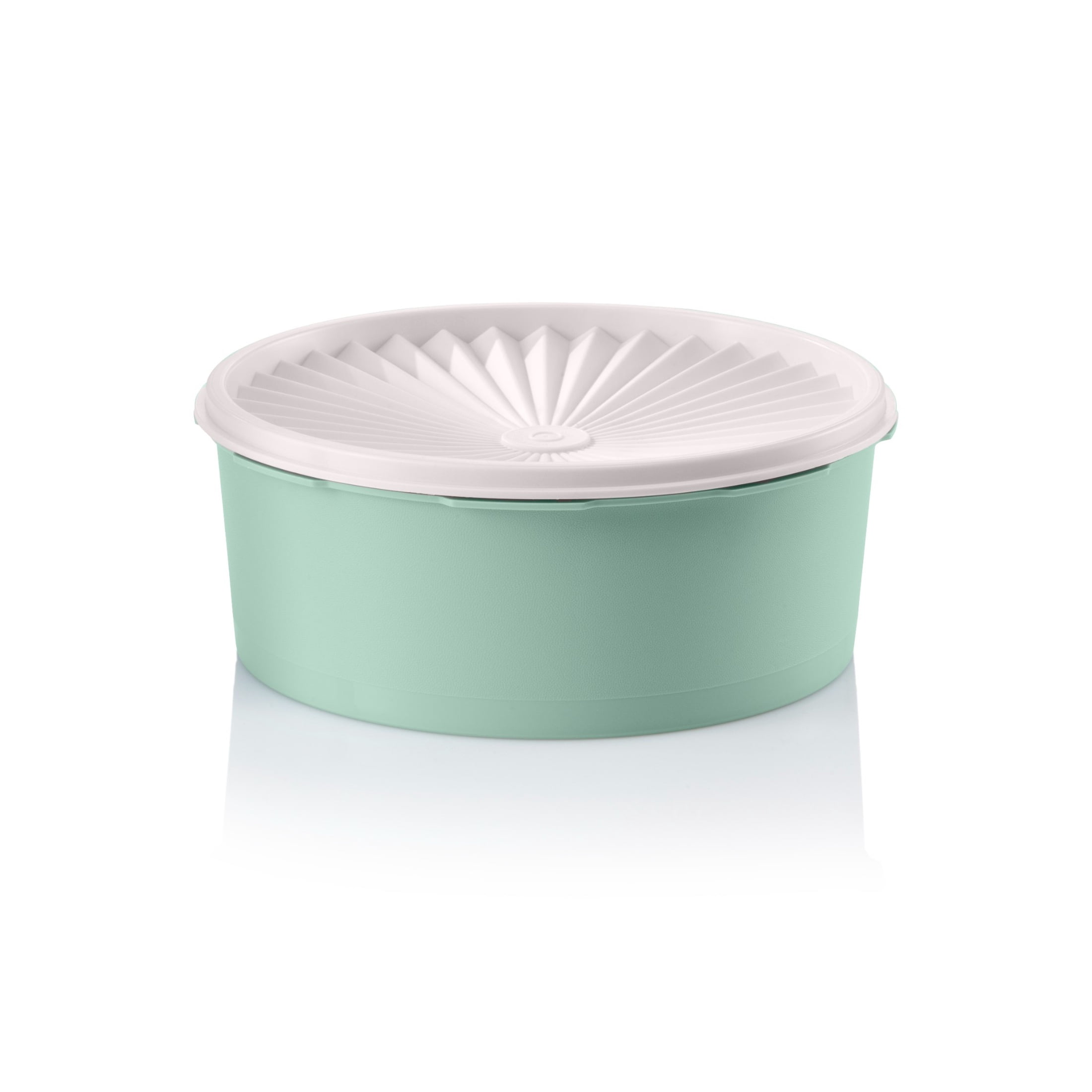 (6 pack) Tupperware Heritage 7.5-Cup Cookie & Food Storage Container with Lid, Green