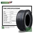 thumbnail image 2 of YOSITiuu 20x10-8 20x10x8 Lawn Mower Cart Turf Tires /4 ply w/Warranty-Set 2, 2 of 5