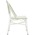 thumbnail image 6 of Safavieh Oliver Aluminum Outdoor Bistro Chair - Set of 2, Green/White, 6 of 13