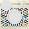 thumbnail image 3 of Ambesonne Colorful Place Mats Set of 4, Penguin Ice Animals, Standard Size, Multicolor, 3 of 6