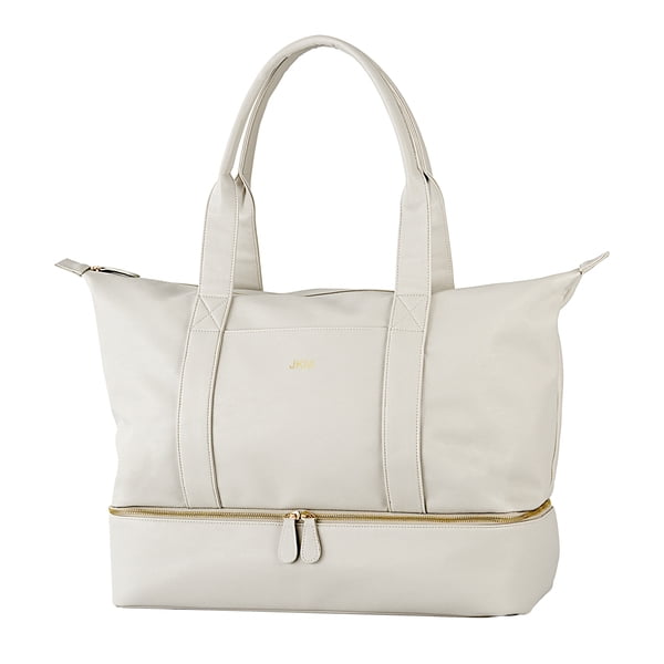 leather weekender tote