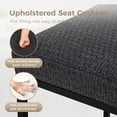 thumbnail image 3 of SUMMIT LIVING 24 inch Bar Stools with Back Set of 4 for Kitchen Dining, Counter Height Chairs, Dark Gray, 3 of 6