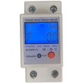 thumbnail image 5 of 5(80)a Medidor de electricidad digital Lcd - Medidor de energía CA - Riel - Kwh - 1 Fase - 2 pines - 2p Din - Ac230v. Afortunado Sencillez, 5 of 5