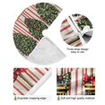 thumbnail image 4 of Yayeee Christmas Tree Skirt 47 inches for Xmas Tree Holiday Party Decoration, Stripes Trees, 4 of 6