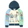 thumbnail image 2 of Disney Toy Story Woody Buzz Lightyear Fleece Zip Up Hoodie Toddler to Big Kid, 2 of 5